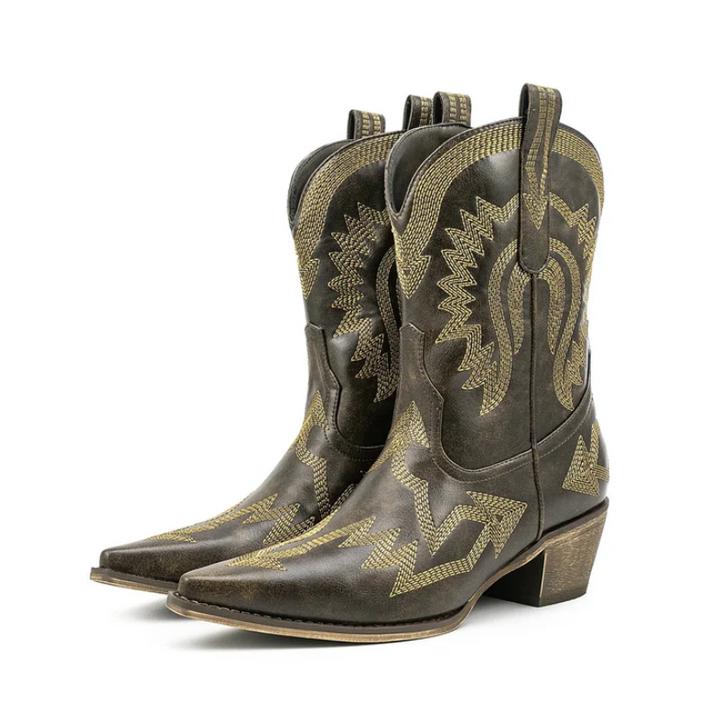 Mune | Classic Western Cowboy Boots Made Of Leather for Women