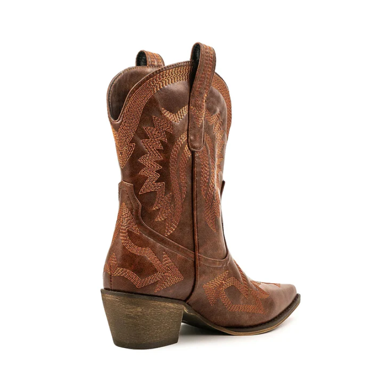 Mune | Classic Western Cowboy Boots Made Of Leather for Women