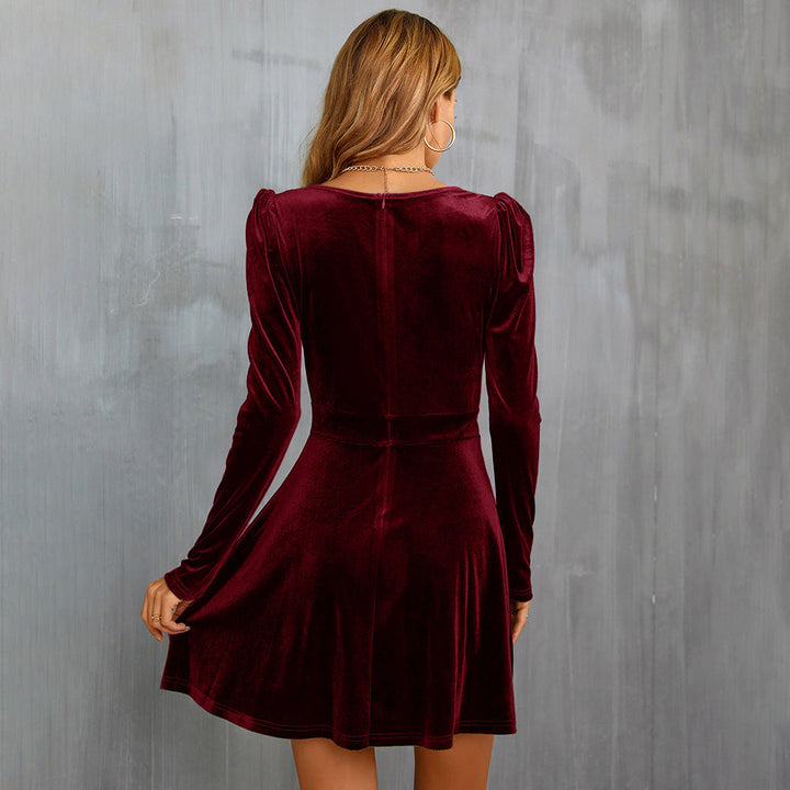 Mune | Red Velvet Dress