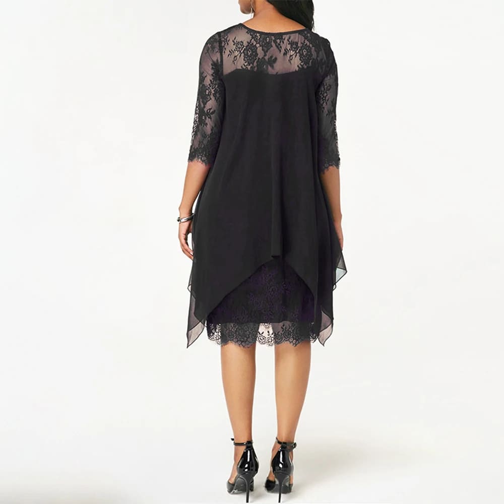 Mune | Plus Size Elegant Midi Dress