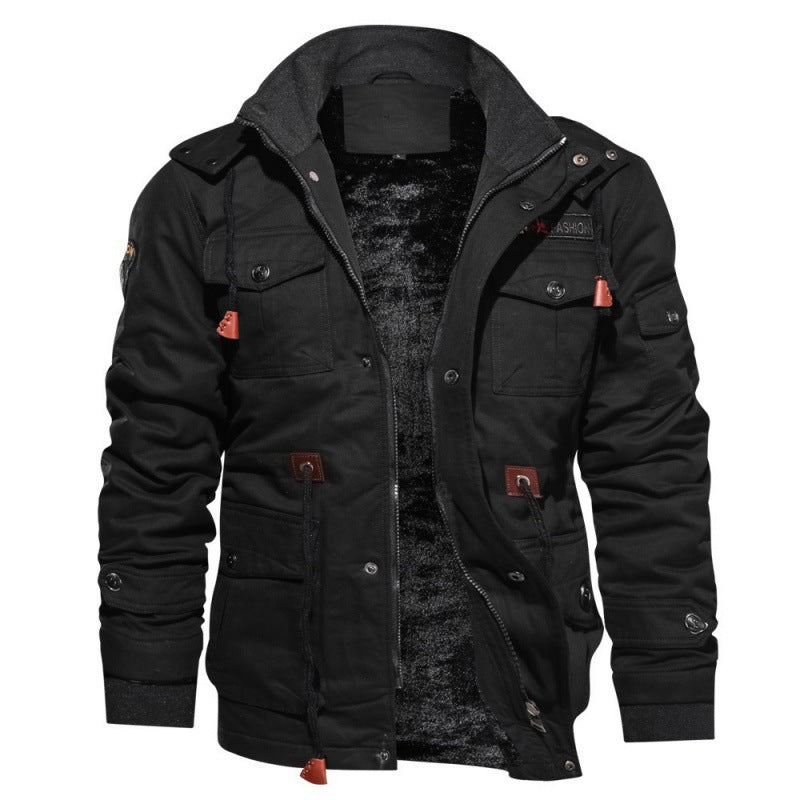 Men's winter jacket made of polyester with stylish design & warming lining | Mune Fashion