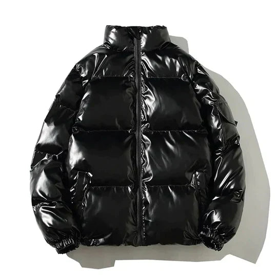 Mune | Windproof metallic winter puffer jacket