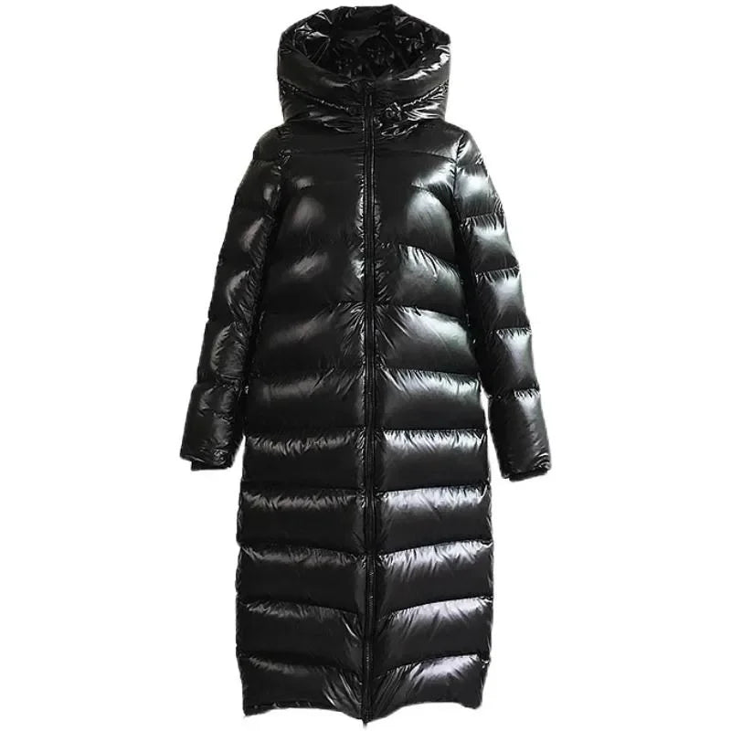 Mune | Elegant Long Down Jacket for Women