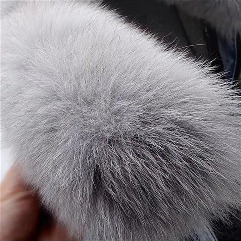 Mune | Denim Jacket with Faux Fur Collar
