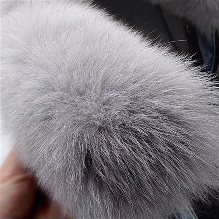 Mune | Denim Jacket with Faux Fur Collar