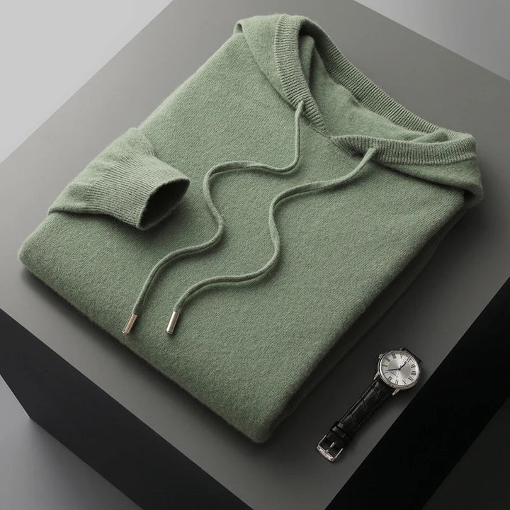 Mune | Hoodie Made of Wool Blend Warm and Comfortable