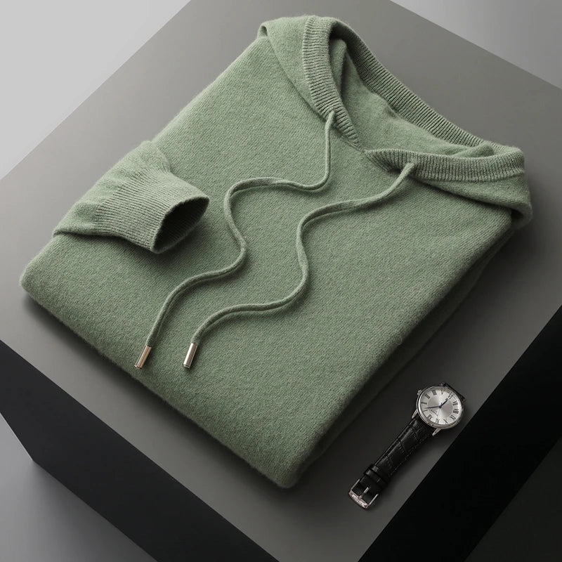 Mune | Hoodie Made of Wool Blend Warm and Comfortable