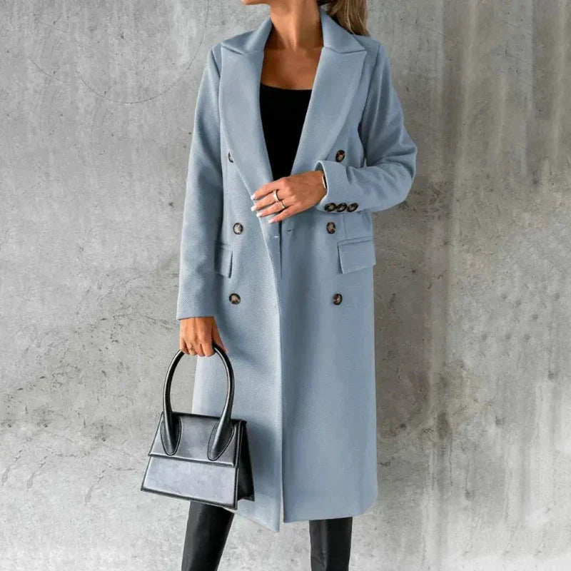 Mune | Long Wool Jacket Women Urban Chic