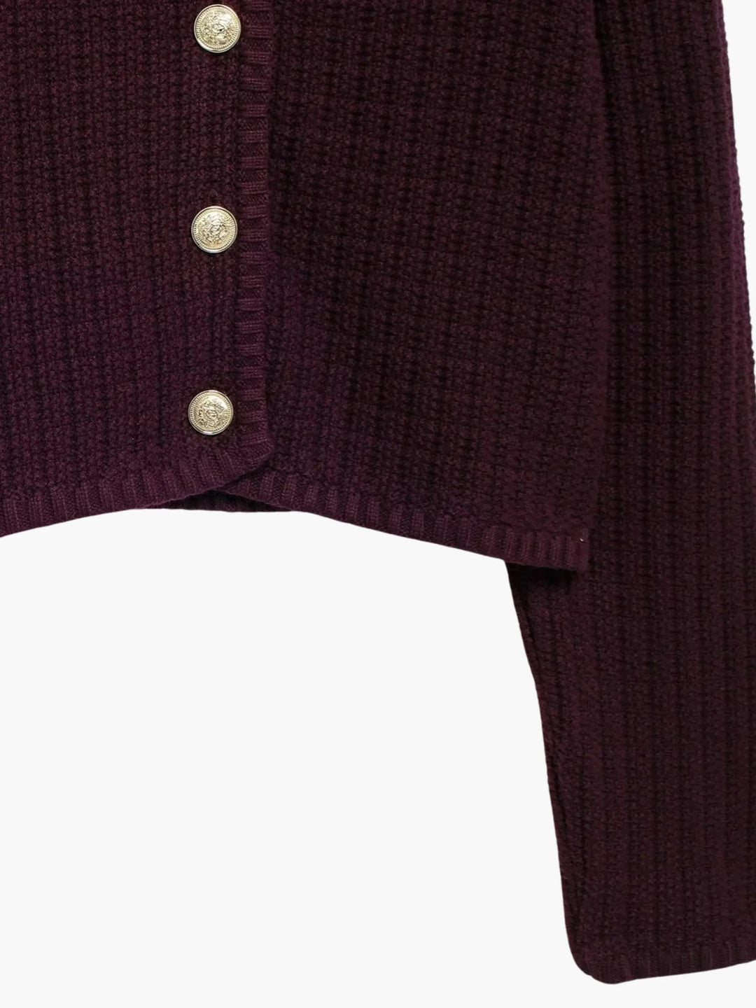 Mune | Women's Structured Vest with Golden Buttons and Luxurious Finish