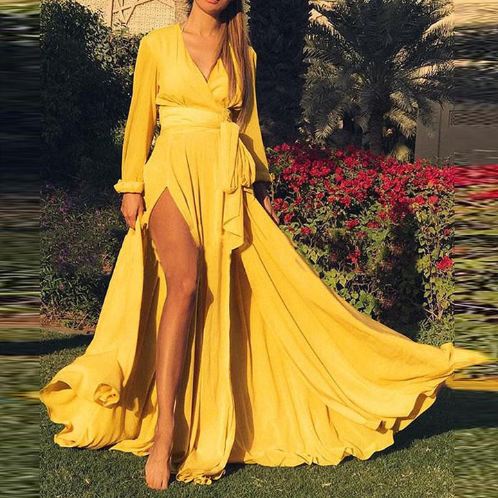 Mune | Maxi dress with split