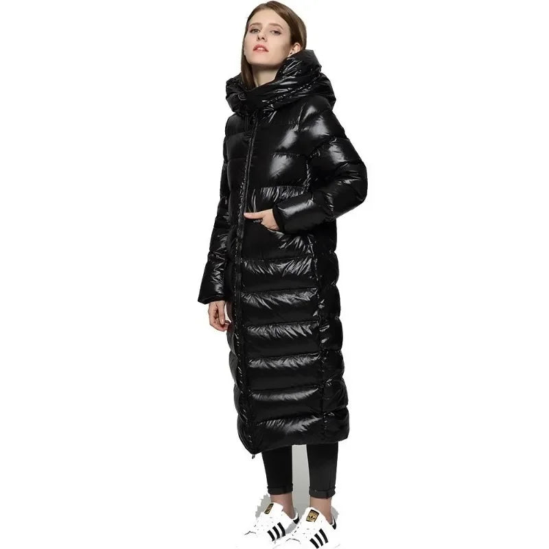 Mune | Elegant Long Down Jacket for Women