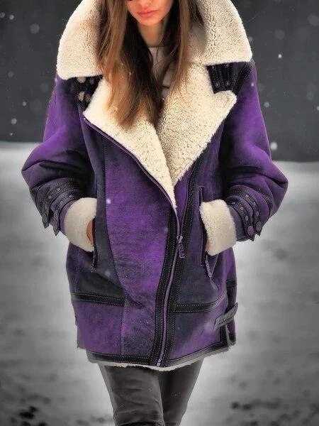 Mune | Women's Sheepskin Pilot Jacket