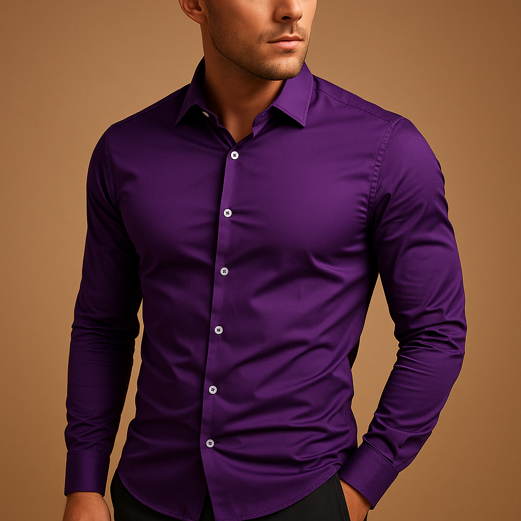 Mune | Fit Shirt with Lapel Collar for Men - Shirts