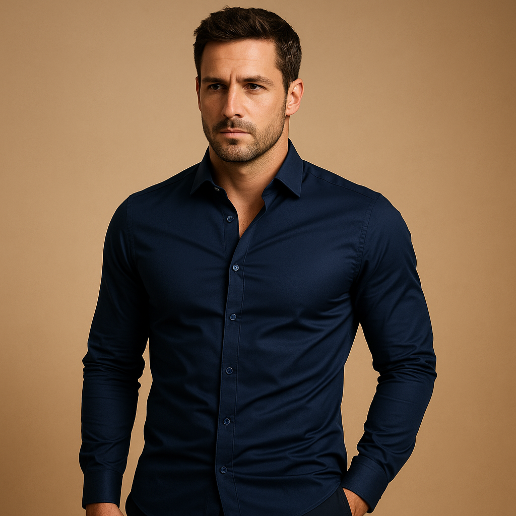 Mune | Fit Shirt with Lapel Collar for Men - Shirts