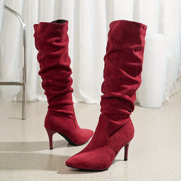 Mune | Slouch Knee-High Boots for Women – Chic & Elegant Design