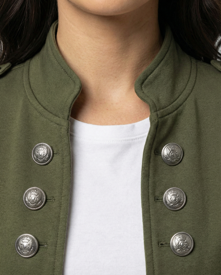 Mune Fashion | Women's Blazer with Stand-up Collar