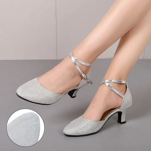 Mune | Elegant Glitter Chic Heels (3 5 Cm) Sandals for Women