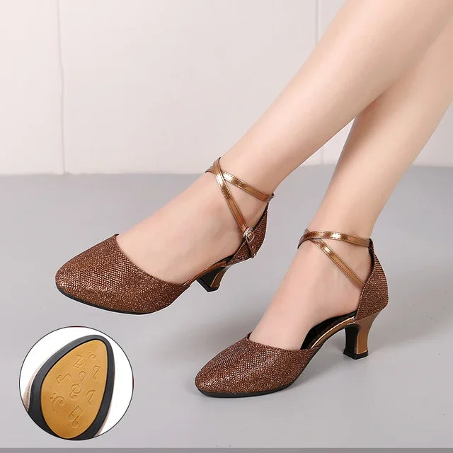 Mune | Elegant Glitter Chic Heels (3 5 Cm) Sandals for Women