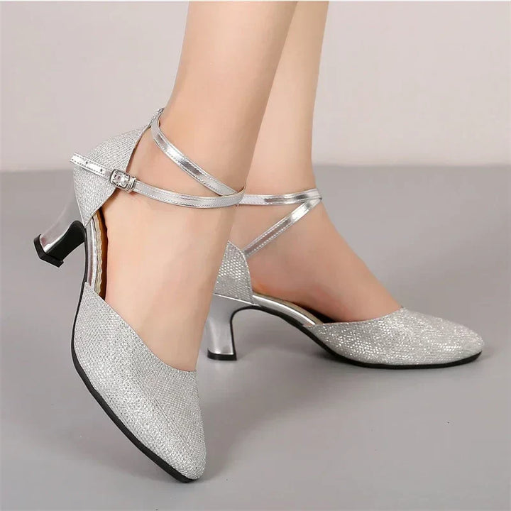 Mune | Elegant Glitter Chic Heels (3 5 Cm) Sandals for Women