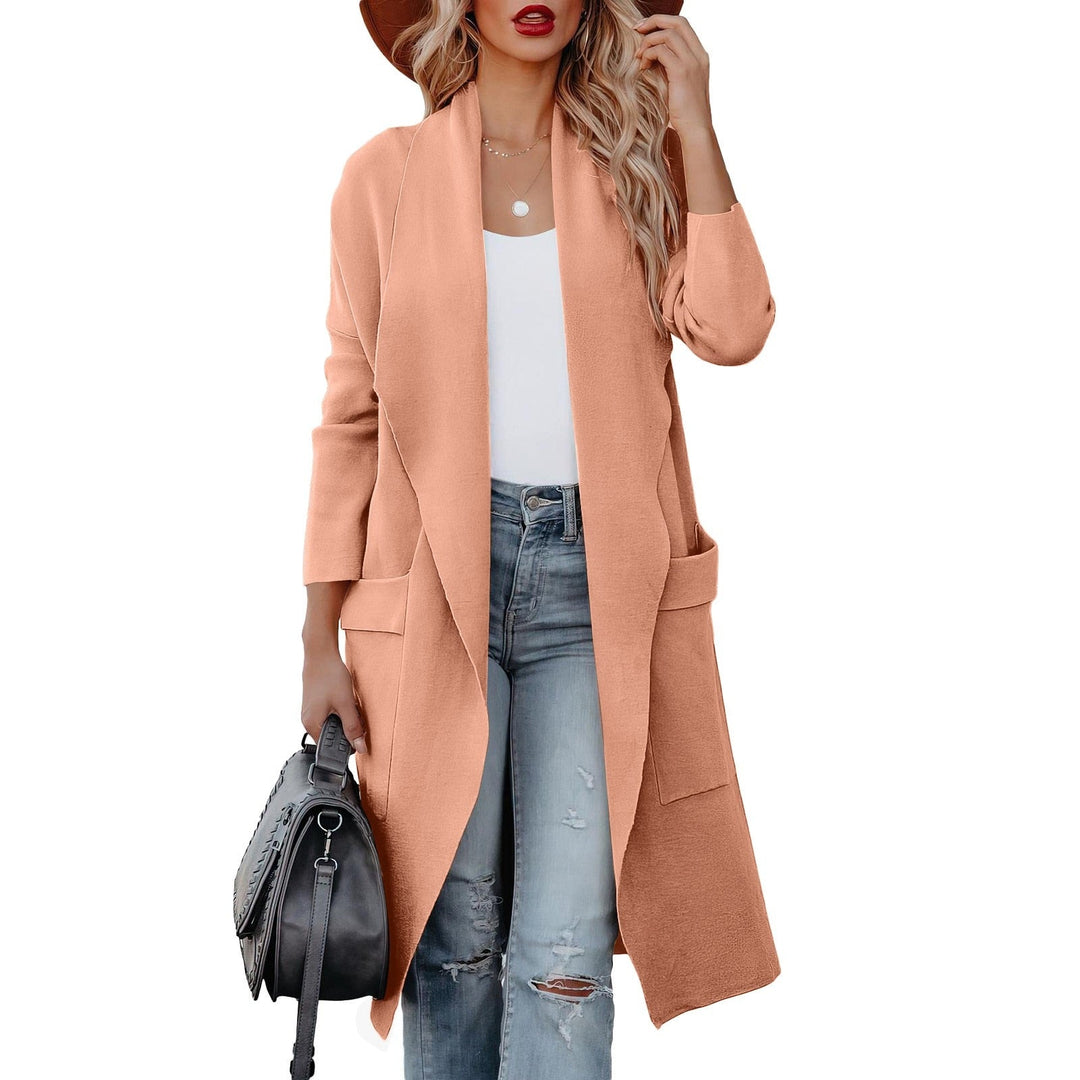 Mune | Women's Casual Long Cardigan with Pockets and Open Front