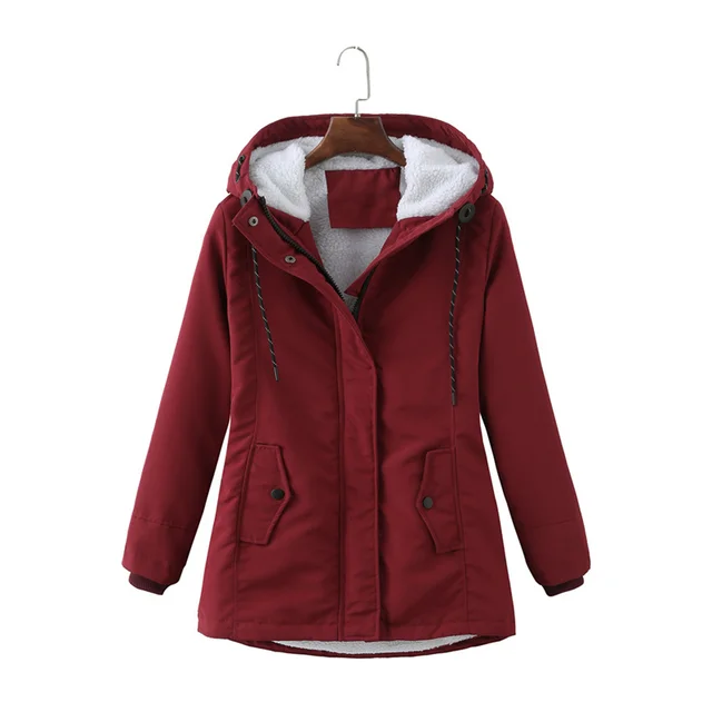Mune | Women’s parka jacket with hood and warm lining