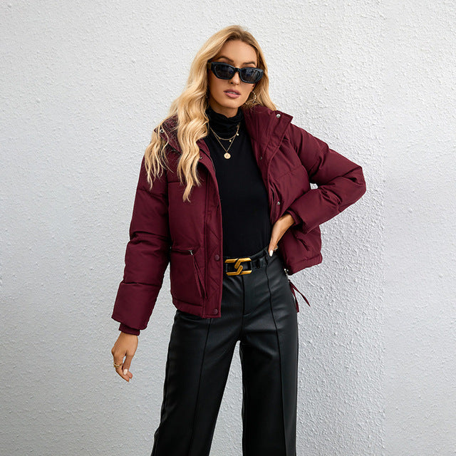 Mune | Women's Lightweight Winter Jacket with Zipper and High Collar