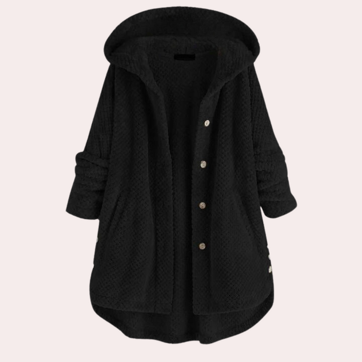 Mune | Women's Warm Fleece Jacket with Hood and Long Sleeves