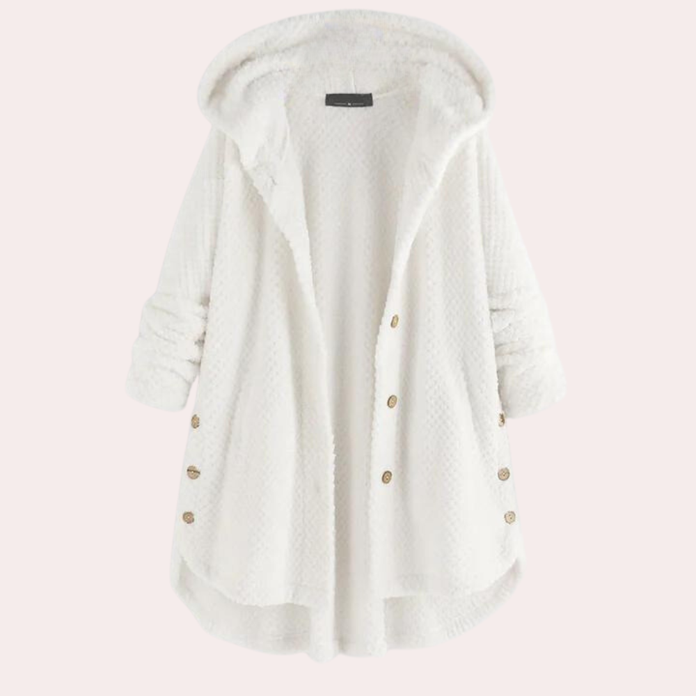 Mune | Women's Warm Fleece Jacket with Hood and Long Sleeves