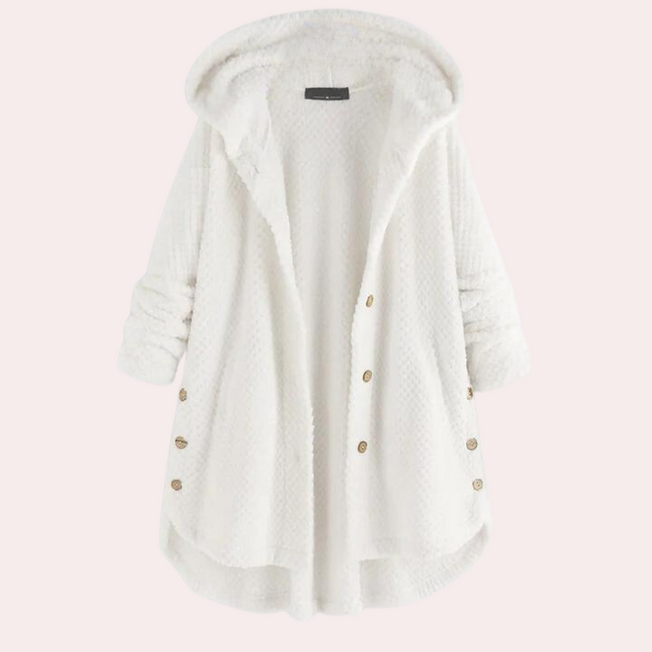 Mune | Women's Warm Fleece Jacket with Hood and Long Sleeves