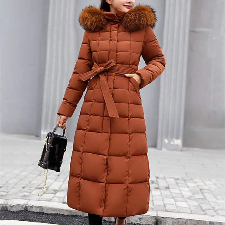 Mune | Women's Long Winter Jacket with Fur Collar