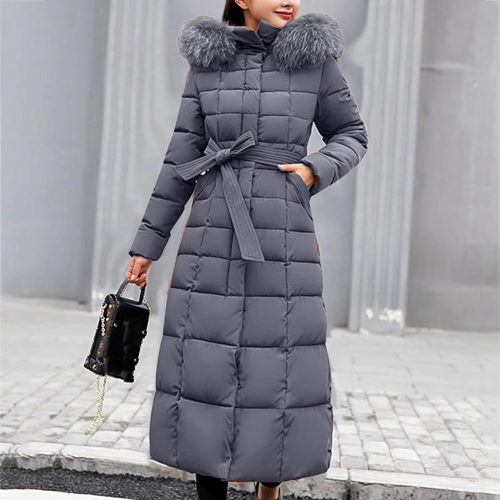 Mune | Women's Long Winter Jacket with Fur Collar
