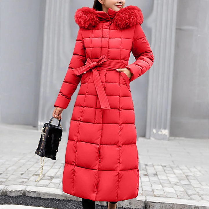 Mune | Women's Long Winter Jacket with Fur Collar