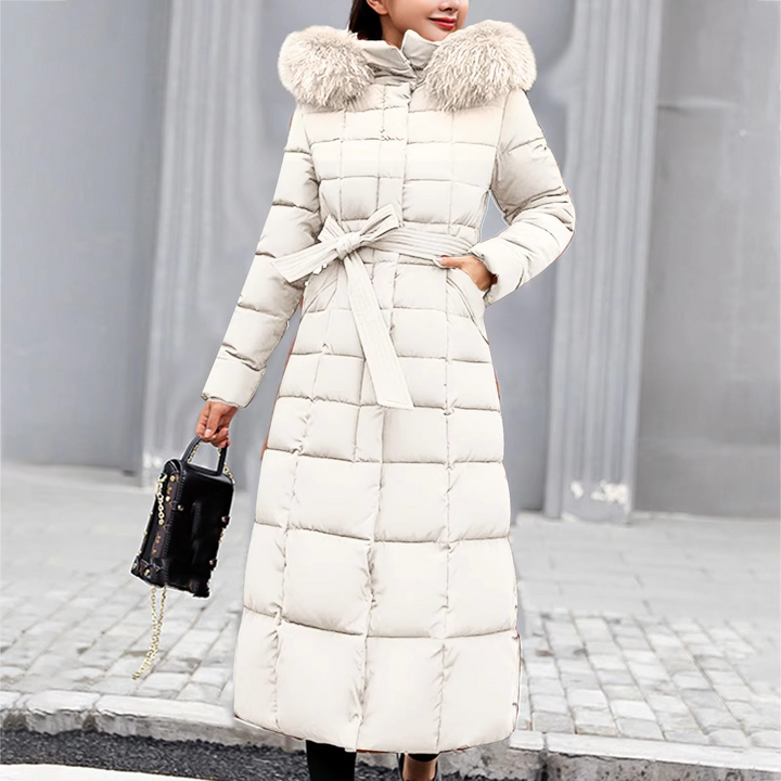Mune | Women's Long Winter Jacket with Fur Collar