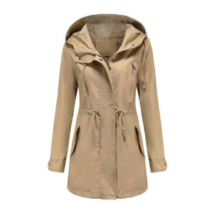 Mune | Women's Rain Jacket with Hood and Adjustable Waist