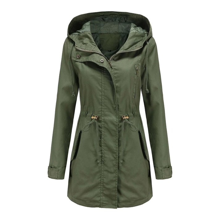Mune | Women's Rain Jacket with Hood and Adjustable Waist