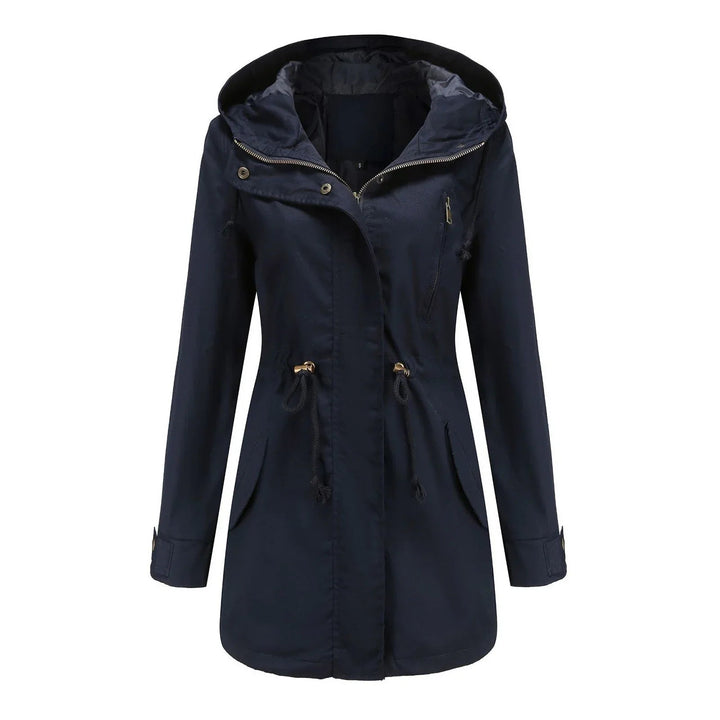 Mune | Women's Rain Jacket with Hood and Adjustable Waist