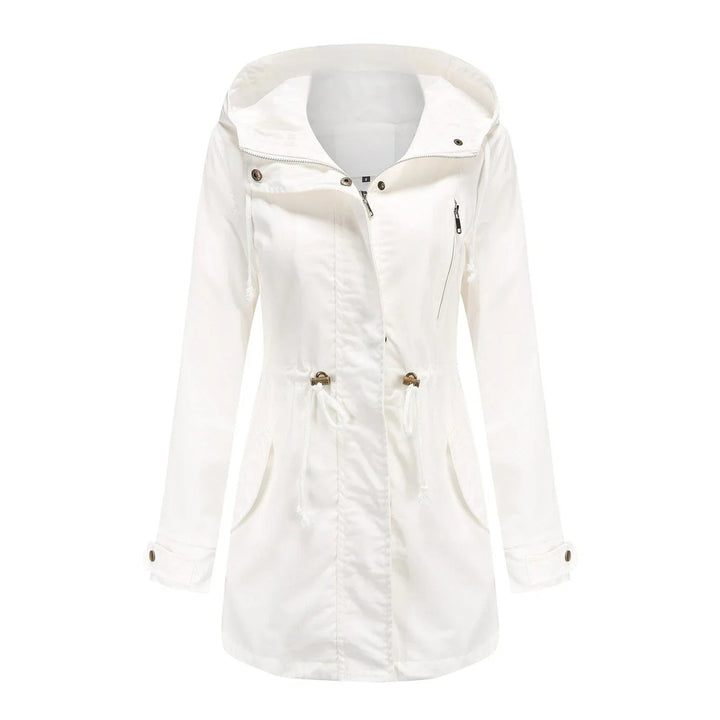 Mune | Women's Rain Jacket with Hood and Adjustable Waist