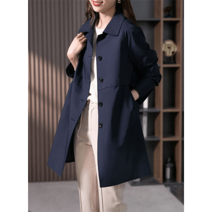 Mune | Tailored Women's Trench Coat with Classic Collar