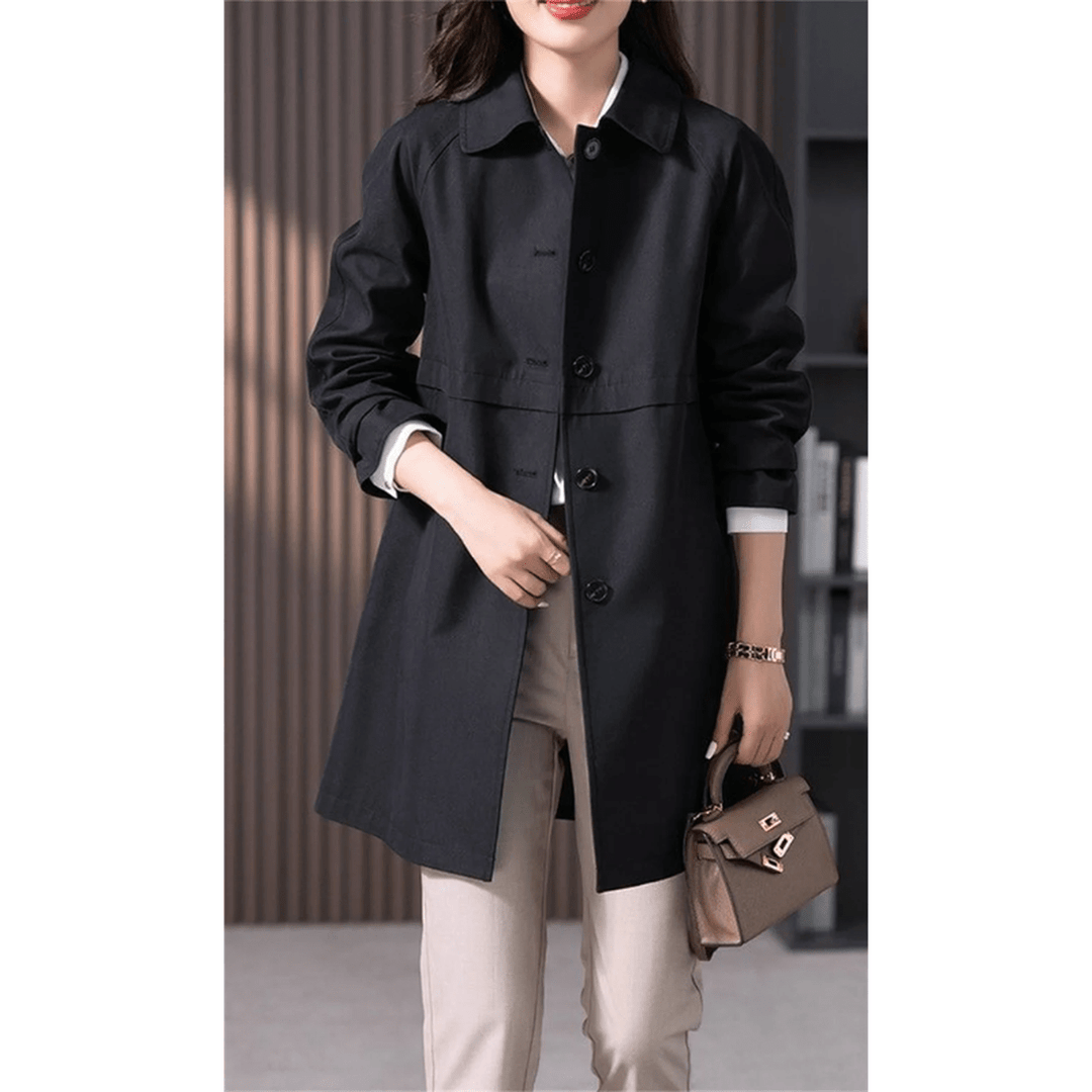 Mune | Tailored Women's Trench Coat with Classic Collar