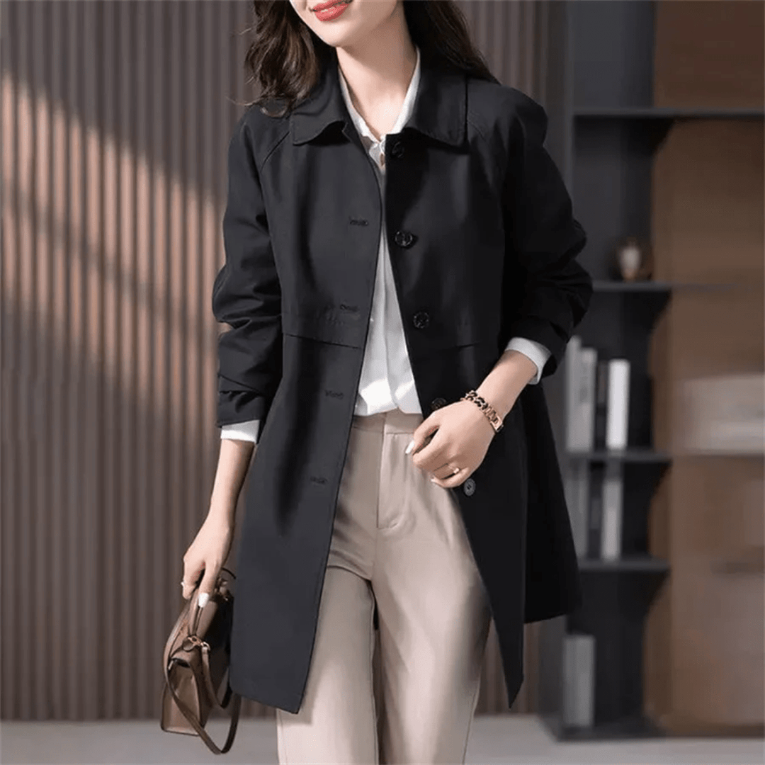 Mune | Tailored Women's Trench Coat with Classic Collar
