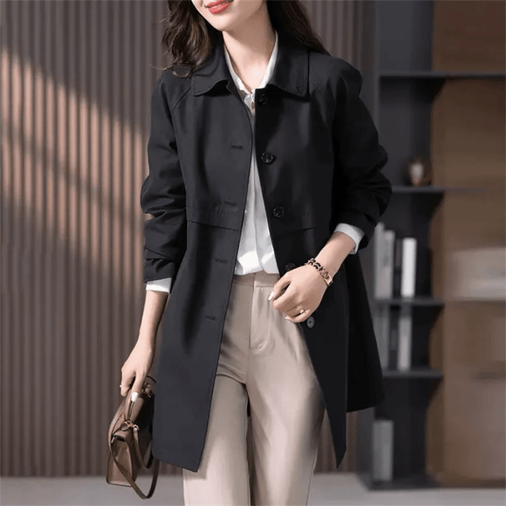 Mune | Tailored Women's Trench Coat with Classic Collar