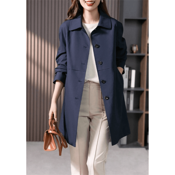 Mune | Tailored Women's Trench Coat with Classic Collar