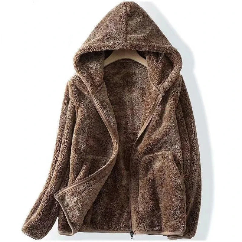 Mune | Women's Teddy Jacket with Hood and Zipper