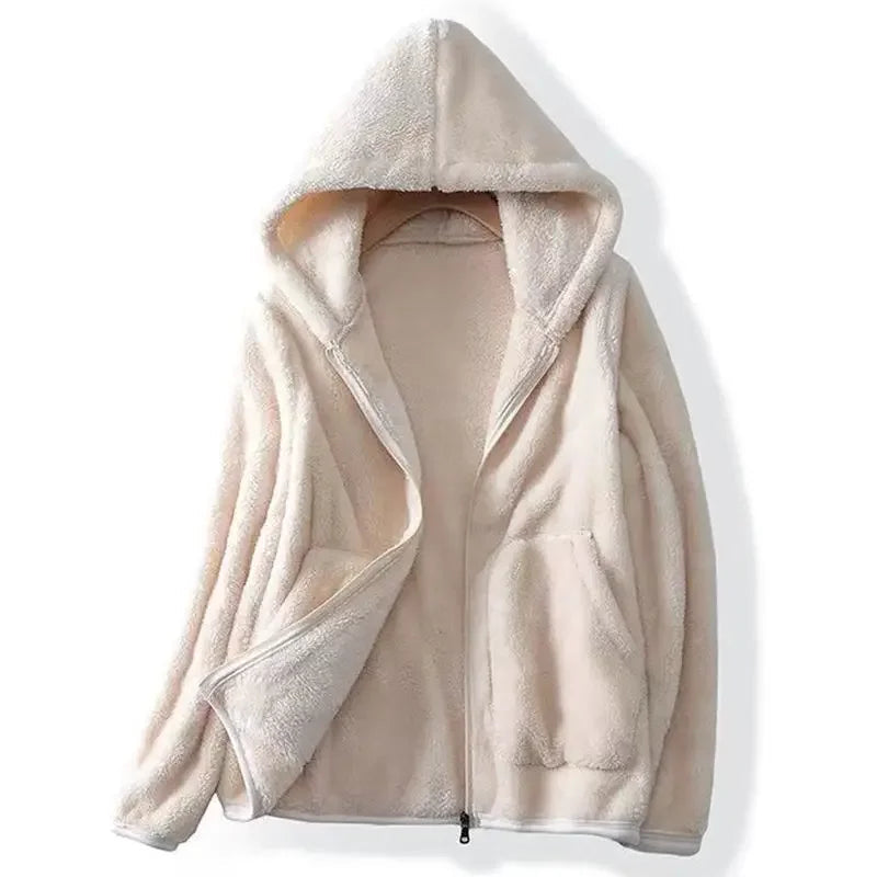 Mune | Women's Teddy Jacket with Hood and Zipper