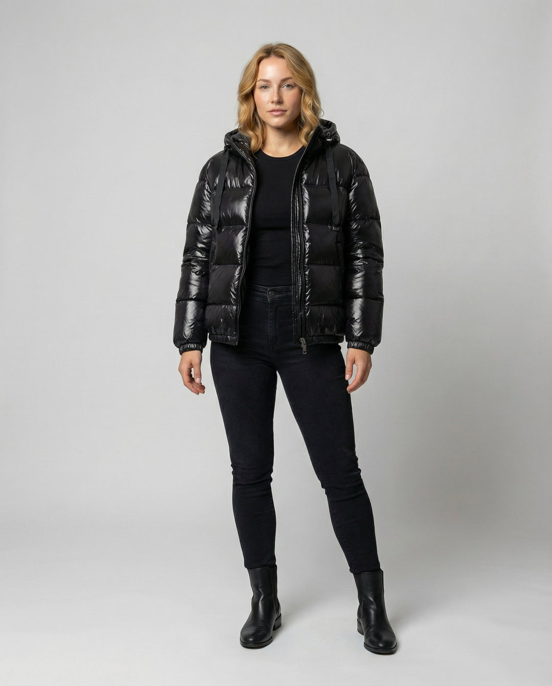 Unisex down puffer jacket