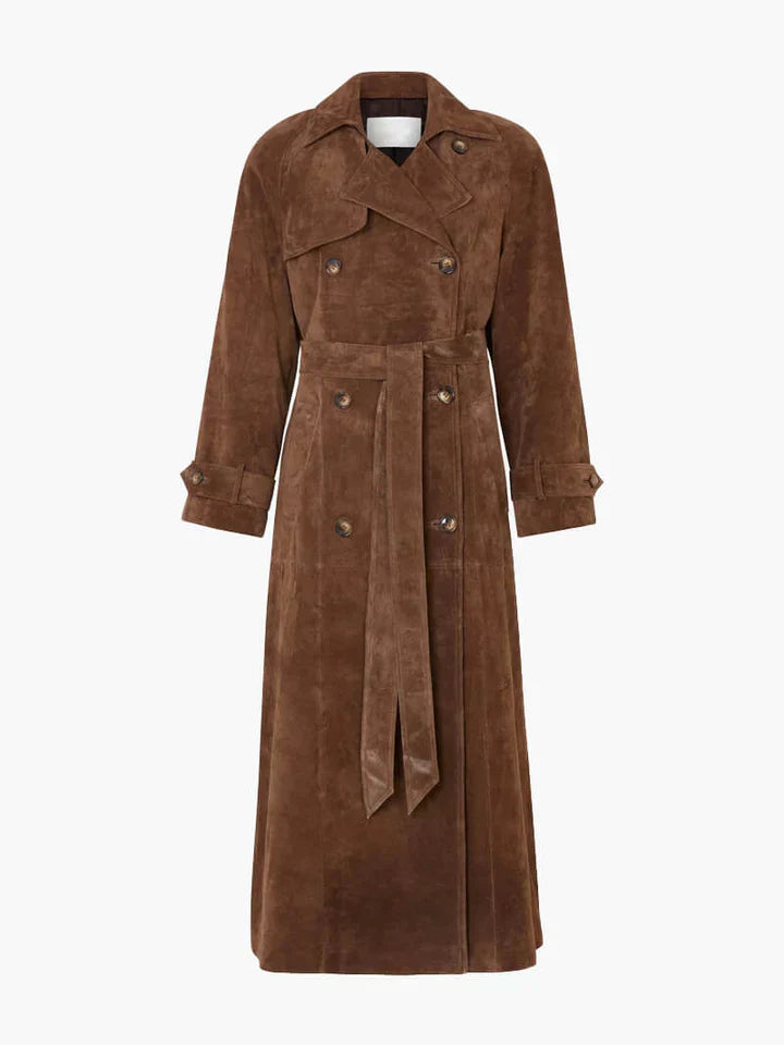Mune | Suede Trench Coat