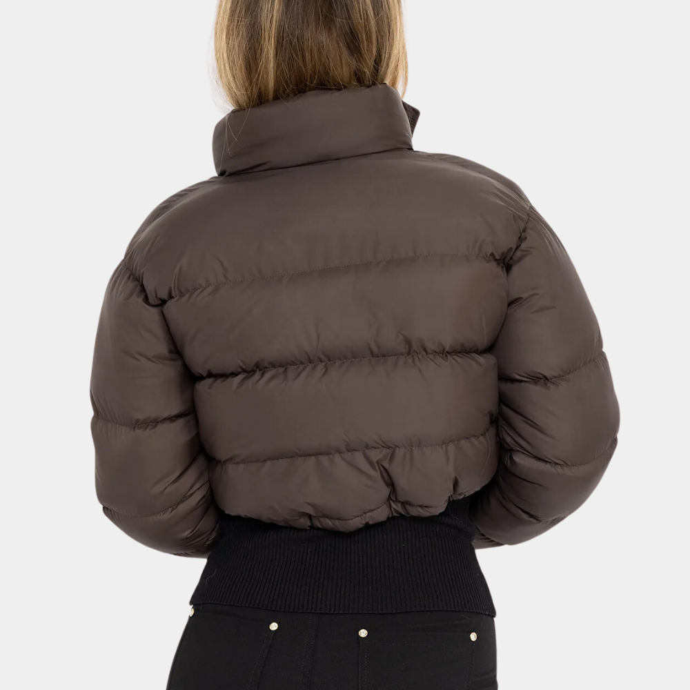 Mune | Women's Trendy Puffer Jacket in Short Model with High Collar