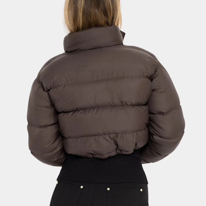 Mune | Women's Trendy Puffer Jacket in Short Model with High Collar