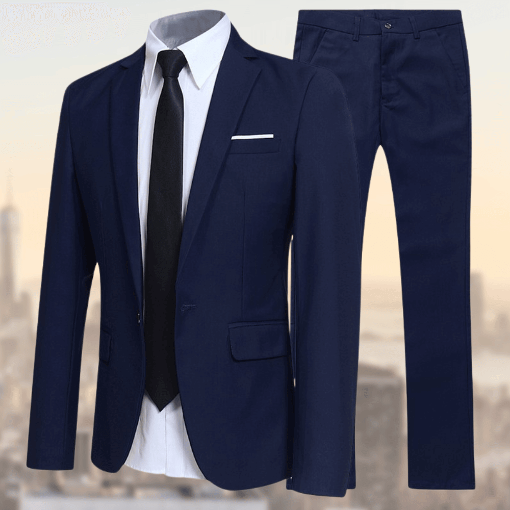 Mune Fashion | Men's Business Suit 2-piece - Jacket & Trousers