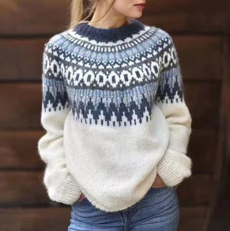 Mune | Sweater Cozy Nordic Knit Sweater